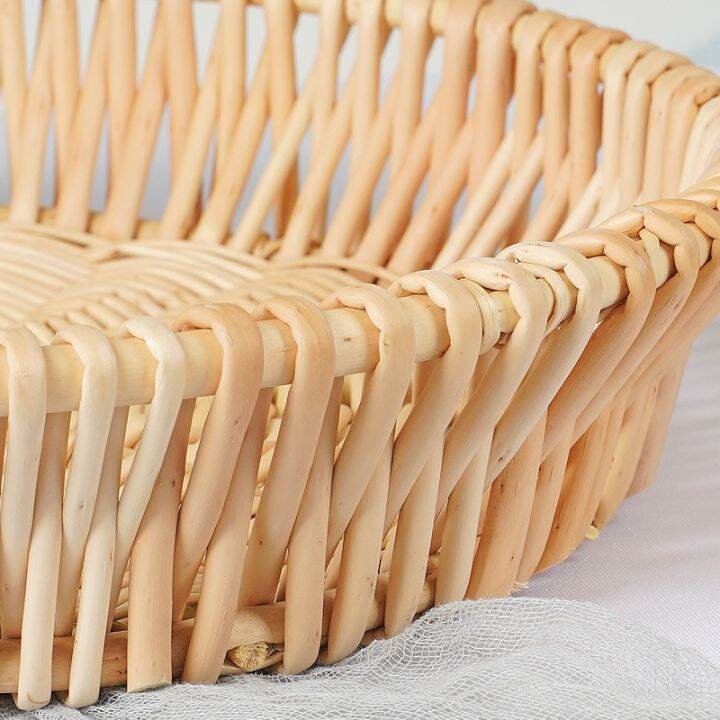 cod-rattan-steamed-bun-basket-wicker-bread-home-kitchen-tabletop-toy-storage-egg-fruit-plate