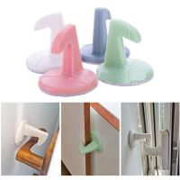 xfcbf1Pcs Self-adhesive Silicone Anti-Collision Crash Doorknob Door Stopper Wall Protectors Pad Door Handle Lock Silencer Protective