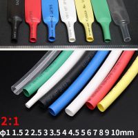 2M Diameter 1 1.5 2 2.5 3 3.5 4 4.5 5 6 7 8 9 10mm Heat Shrink Tube 2:1 Shrink Ratio Polyolefin Insulated Cable Sleeve