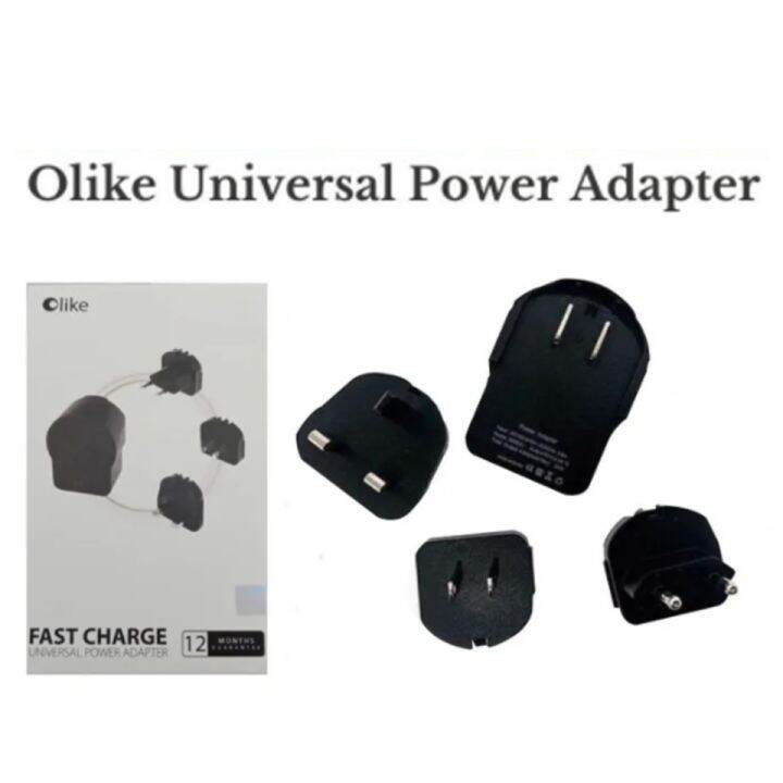 (OLIKE FAST CHARGER UNIVERSAL POWER ADAPTER PLUG) LIGHT INDICATOR only