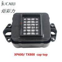 2023 Jucaili เครื่องพิมพ์ฝาปิดด้านบนสำหรับ XP600เอปสัน DX10 DX9 TX800หัวพิมพ์สำหรับสถานีเครื่องพิมพ์ตัวทำละลาย