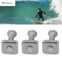 RIRIANN M519mm ทนทานพร้อมแผ่นสกรู M5กระดานโต้คลื่นสกรูกลอนครีบหาง Surf ครีบเล็บท่องครีบหางสกรูหางปลาสกรูหางปลาเลื่อน