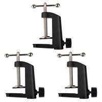 3X Heavy-Duty Metal Table Mounting Clamp for Microphone Suspension Boom Scissor Arm Stand Holder
