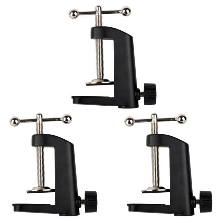 3x-heavy-duty-metal-table-mounting-clamp-for-microphone-suspension-boom-scissor-arm-stand-holder