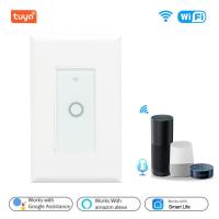 Wifi สมาร์ทแผงกระจกสมาร์ทบ้าน10a Timing การควบคุมระยะไกลสหรัฐใหม่ทำงานร่วมกับ Alexa Home Diy Tuya สวิทช์สัมผัส