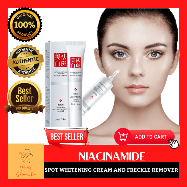 💯100% AUTHENTIC NICOTINAMIDE】Effective Freckle Whitening Cream Melasma ...