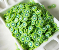 Kiwi Fimo Slices -Nail Art บรรจุ 2 กรัม fimo ฟีโม่ เกล็ดน้ำตาล หัวใจ ตกแต่งเล็บ ตกแต่งเรซิ่น ตกแต่งรูปภาพ กรอบต่างๆ งาน DIY มากกว่า 33 แบบ ขนาด