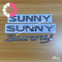 โลโก้*SUNNY ติดท้าย NISSAN ต่อชิ้น #โลโก้รถ  #โลโก้รถยนต์  #สติ๊กเกอร์รถ #Logo  #โลโก้