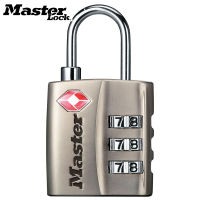 Master Lock TSA Luggage Strap Locks Digit Metal Alloy Password Customs Luggage Padlocks Combination Suitcase Padlock Travel