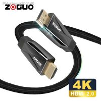 ZOGUO 4K HDMI Cable Premium Braided Cord HDMI2.0 4K 60Hz 18Gpbs UHD for Apple TV Hdtv iptv Xbox PS4 PS5 Splitter Switcher