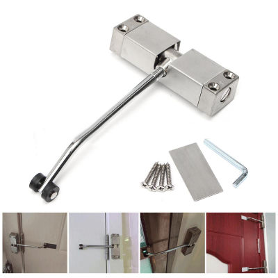 nd new Stainless Steel Durable Automatic Mounted Spring Door Closer Adjustable Surface Door Closer