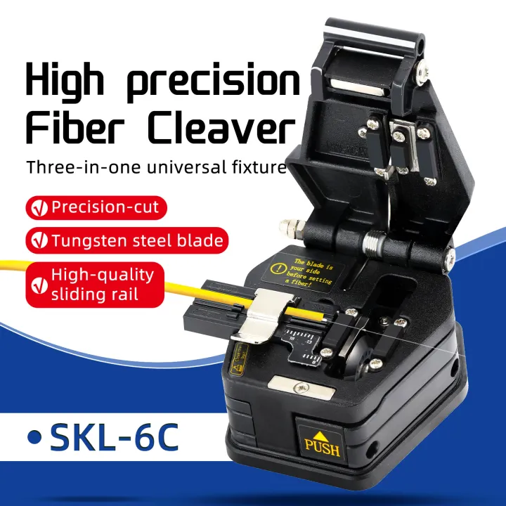 New High Precision Cable Cutting SKL-6C Fiber cleaver Knife 16 surface ...