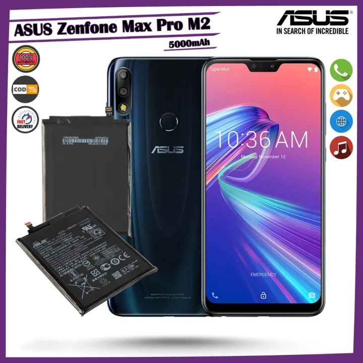 未使用❜ ASUS Zenfone Max pro M2 X01BDA povo - スマートフォン/携帯電話