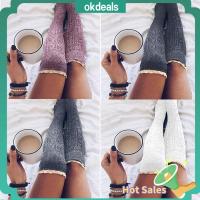 OKDEALS Soft Knee Over Knit Leggings Thigh-High Leg Warmers Long Boot Socks Stocking