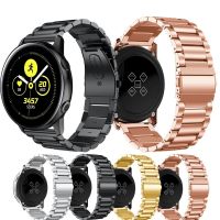 ◘❅ สแตนเลสสตีลโลหะสายรัดข้อมือสำหรับ Samsung Gear Sport SM-R600/เกียร์ S2 คลาสสิก SM-R732 SM-R735 SmartWatch