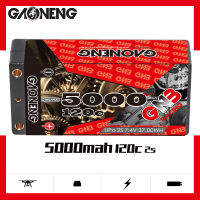 Gaoneng gnb 5000mAh 2S1P 7.4V 120C240C hardcase Shorty LiPo แบตเตอรี่4.0มม. XT 60 T ปลั๊กสำหรับ110 RC Racing รถ B5M 22 RB6 22T SC