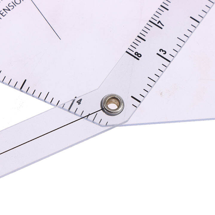 |Zhi| Medical Finger Goniometer Plastic Protractor 180 Degree Angle ...