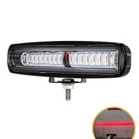 Picha ไฟเตือน15 LED 30W สำหรับรถยกรถบรรทุกไฟสีแดงไฟเตือนเพื่อความปลอดภัย10-80V