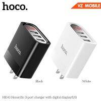 HOCO HK43 หัวชาร์จ 3 PORT USB 3.4A 15W