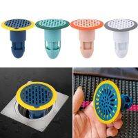 Anti-bedbug Floor Drain Cover Stoppers Bathroom Floor Drain Strainer Cover Plug Silicone Anti-odor Sink Bathroom Drain Filter Traps Drains