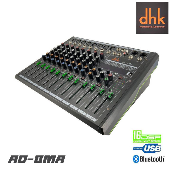 dhk-ad-8ma-เพาเวอร์มิกเซอร์-มีเอฟเฟคในตัว-16-โปรแกรม-สามารถเชื่อมต่อบูทธูล-usb-ได้-รับประกันสินค้า-1-ปีเต็ม