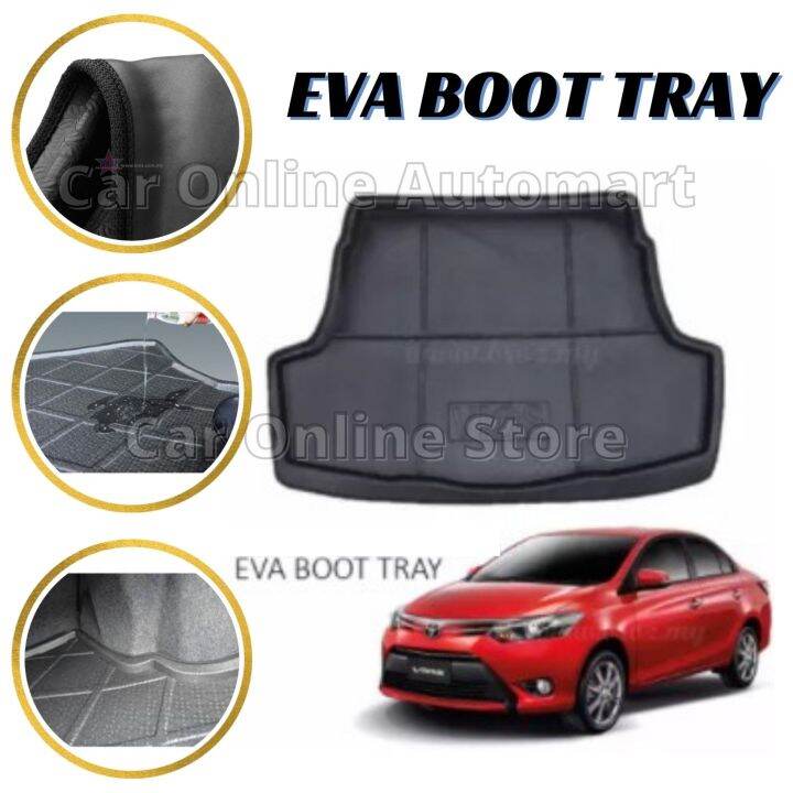 Toyota Vios 2014 EVA Car Boot Tray Luggage Cargo Trunk Tray Lazada