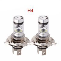 2Pcs รถไฟตัดหมอกขับรถหลอดไฟ DRL 100W 1800LM Hi/Lo Beam 20 LED หลอดไฟสีขาว