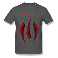 Chilli Cotton Fabric Tshirt For Men Normal Tees Lovers Day Teeshirt Customized