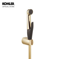 KOHLER LUXE  hygiene spray (French Gold Color) with hose and fixed wall bracket สายฉีดชำระสีเฟรนช์โกลด์พร้อมสายอ่อนและขอแขวน รุ่นลักซ์ K-77364X-AF