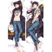 60x180cm อะนิเมะญี่ปุ่น Jumpsuit Trafalgar กฎหมาย Dakimakura Otaku หมอนครอบคลุม Peachskin เต็มตัวโยนหมอนครอบคลุมของขวัญ