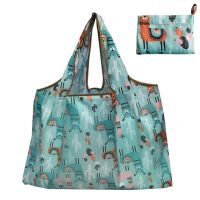 Reusable Shopping Bags for Women Grocery Tote Bag Foldable Nylon Fruit Organizer Shoulder Bag Grocery Bag Shopping Storage Bag