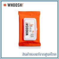 Whoosh Wipes 20pcs. ผ้าเปียกทำความสะอาด มือถือ แท็บเล็ต Whoosh Screen Shine Wipes ขนาด 20 แผ่น มาพร้อมผ้าไมโครไฟเบอร์