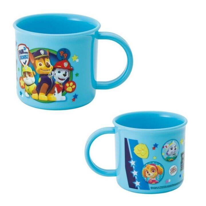 ถ้วยน้ำพลาสติก-made-in-japan-แก้วน้ำ-ลายสุดคาวาอี้-ไดโนเสาร์-คิตตี้-paw-patrol-doraemon-ดาบพิฆาตอสูร