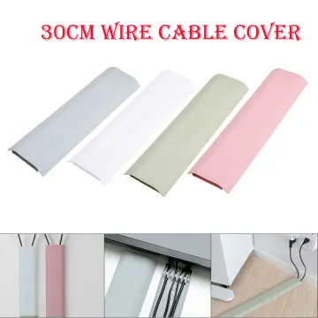 30cm Self-adhesive Raceway Wall Cord Duct Cover Cable Duct Ties Fixer  Fastener Holder for Cable Organizer Storage Clip