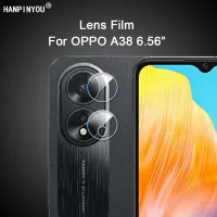 อุปกรณ์ป้องกันเลนส์สำหรับ OPPO A38 6.56 "คลุมทั้งหมดใสบางเฉียบกล้องหลังฟิล์มป้องกันนุ่ม-ไม่กระจกเทมเปอร์