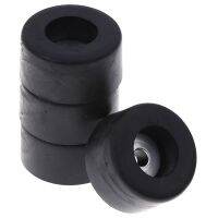 【HOT】 Cabinets Rubber Feet Damper Base 4pcs Durable 38mm x 19mm Large