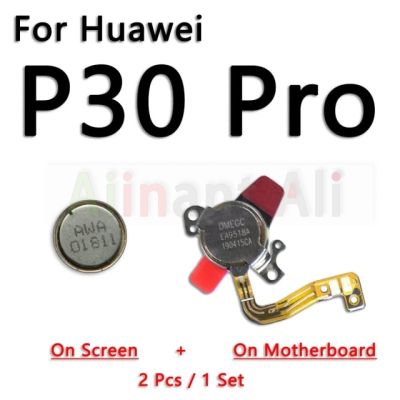 【❂Hot On Sale❂】 anlei3 หูฟังหูฟังตัดเสียงรบกวนตัวรับสัญญาณโทรศัพท์2ชิ้นลำโพงหน้าสายเคเบิ้ลยืดหยุ่นสำหรับ Huawei P8 P9 P10 P20 P30 Lite Pro Plus