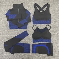 5/3/2pcs Seamless Women Yoga Set Workout Sportswear Gym Clothing Fitness Sport Bra Crop Top High Waist Leggings Sports Suits