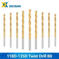 【DT】hot！ Twist Bit  Titanium Coated Metal Drills Gun Bit Woodworking Hole Cutter