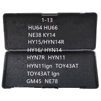 1-13 LiShi 2 in 1 HU64 HU66 NE38 KY14 HY15/HYN14R HY16/HYN14 HYN7R HYN11 HYN11lgn TOY43AT TOY43AT lgn GM45 NE78 Locksmith Tools