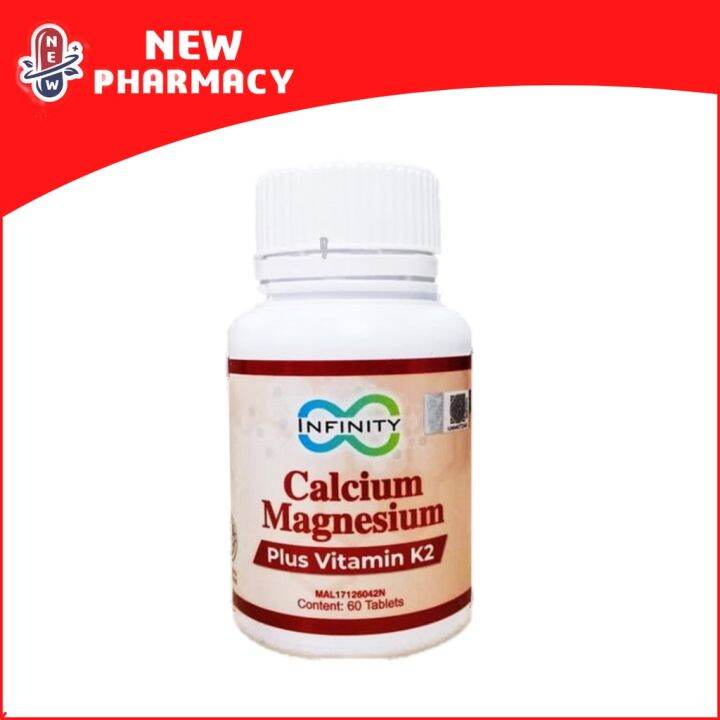 Infinity Calcium Magnesium Plus Vitamin K2 60'S Lazada