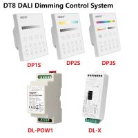 ◑✇™ Miboxer LED Controller Touch Panel DALI Dimming Control System (DT8) 86 DALI 5 in 1 DALI Bus Power Supply DIN Rail For LED Light