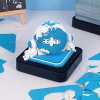 [COD] paper carving calendar models to explore the earth model desk sign gift
