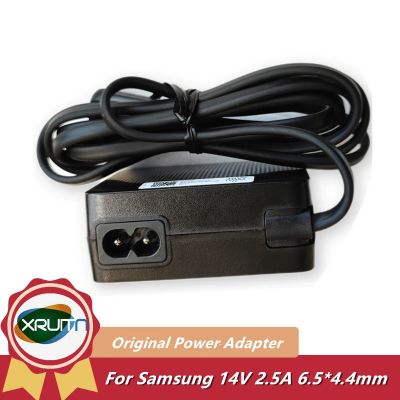 Genuine A3514 FPN A3514 DSM 14V 2.5A 35W 6.5x4.4mm AC DC Adapter For Samsung LCD MONITOR SA300 S24C570JL Power Supply Charger 🚀