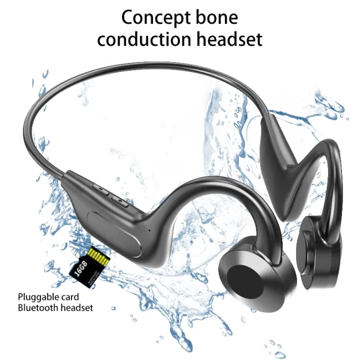 Bone Conduction Wireless Headphone R9 Waterproof MP3 Music Player
