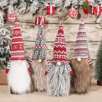 【CW】 Christmas Faceless Doll Wine Bottle Cover Gnome Toppers Decoration for Home Xmas Ornaments New Year 2022 Navidad Natal