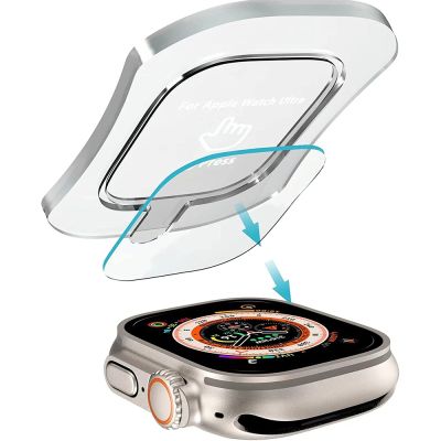 【CW】 Tempered Glass Protector I Ultra Iwatch 49MM 49 Film Protection Screenprotector Accessories