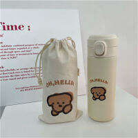 350450มิลลิลิตรน่ารักสุนัขสแตนเลสถ้วยฉนวน Kawaii กาแฟนมร้อนแก้วขวดน้ำร้อนแบบพกพายิมร้อนถ้วย