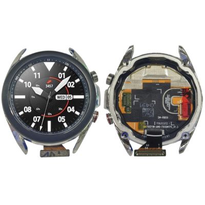 DIYLooks จอภาพ LCD และดิจิไทเซอร์ประกอบครบชุดพร้อมกรอบสำหรับ Samsung Galaxy Watch3 SM-R850/R855