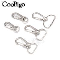 ✸☋ 50pcs Metal Lobster Clasp Key Chain Holder Swivel Trigger Snap Hook Key Chain Rings For DIY Craft Outdoor Backpack Bag Parts